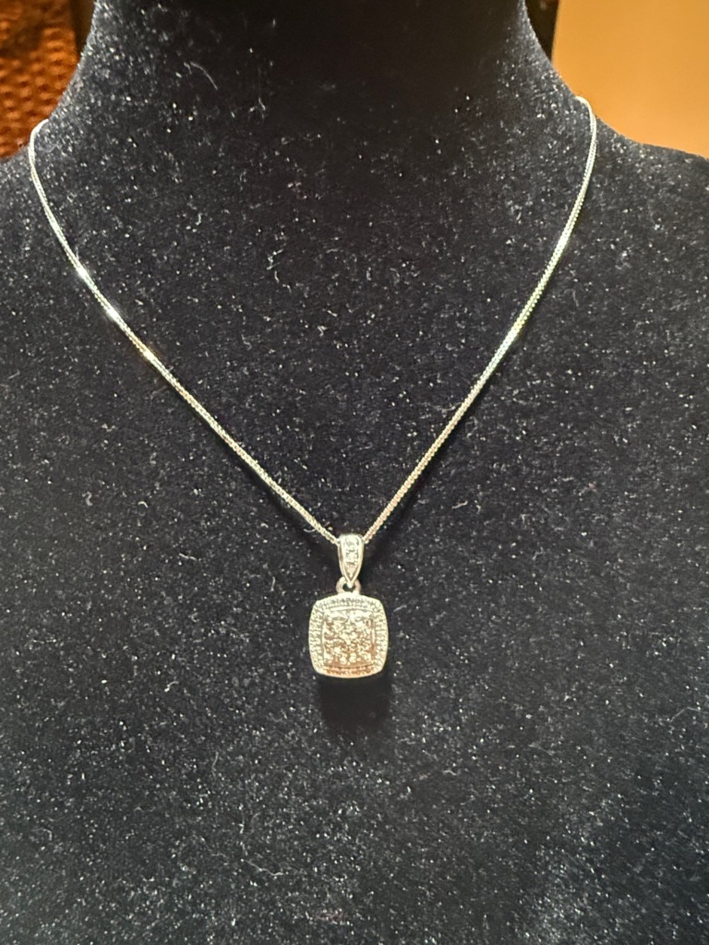 JCPenney Natural Diamonds in 925 Sterling Silver Necklace
